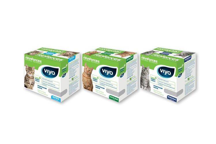 Viyo пребиотический напиток для укрепления иммунитета кошек